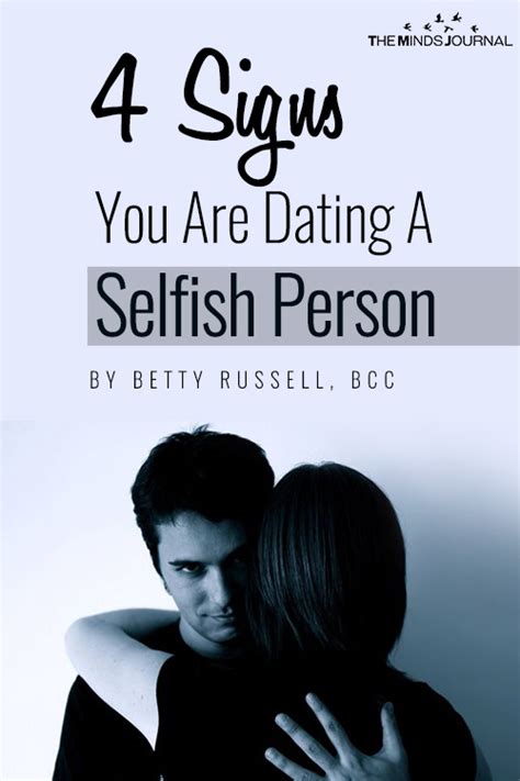 signs youre dating someone selfish